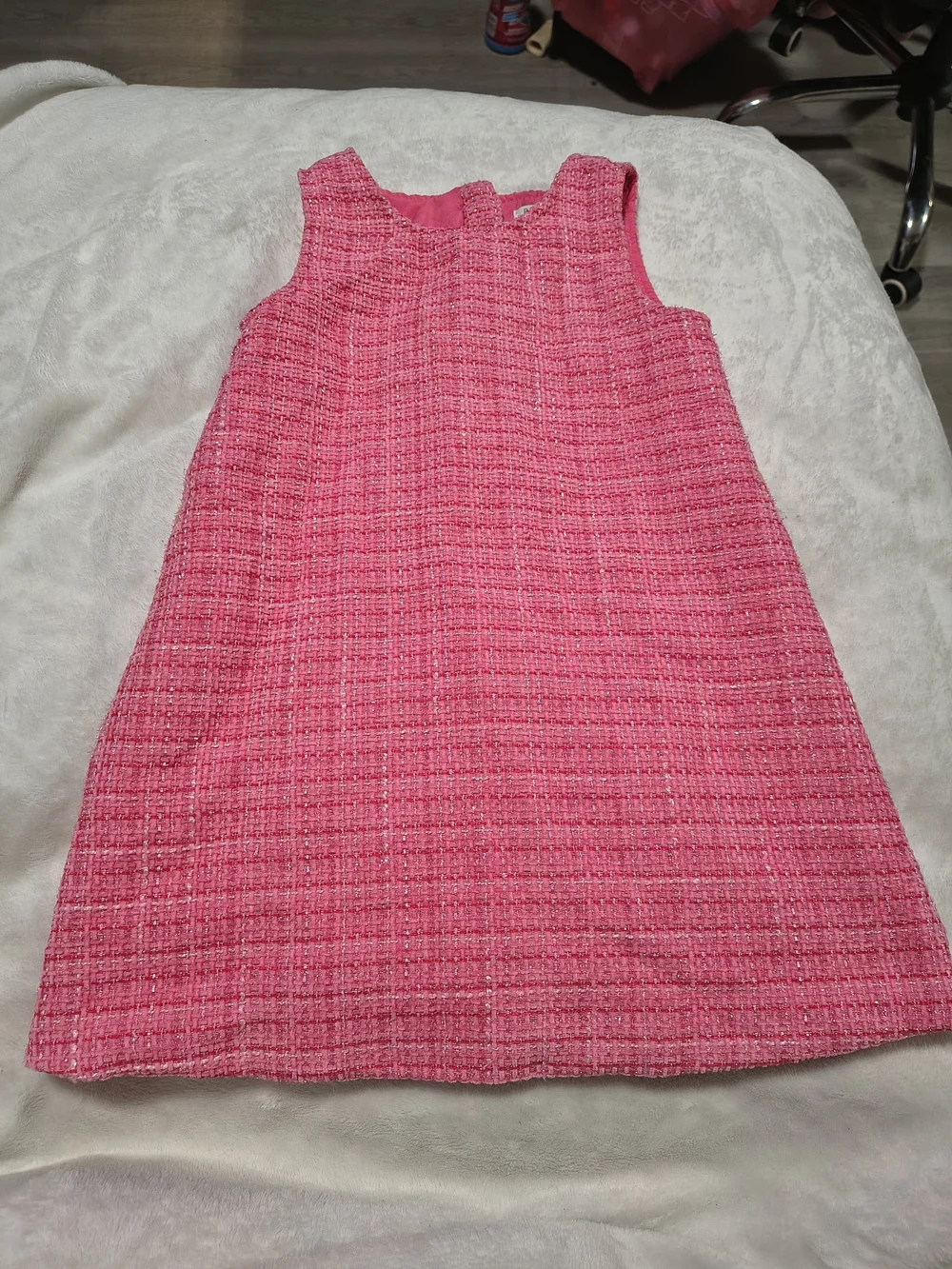 Rachel Zoe Hot Pink Tweed A-Line Shift Dress